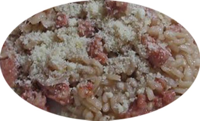 Risotto con salsiccia